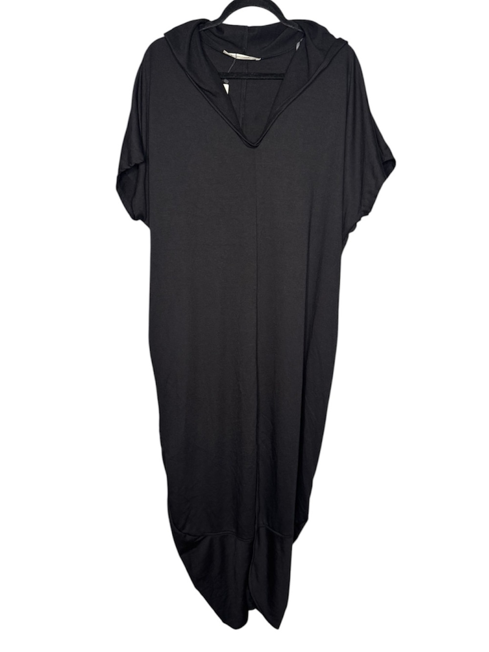 Three Bird Nest hooded black barrel style maxi dress boho comfy lounge
